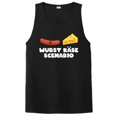 Ger Pun Wurst KäSe Scenario Sausage Cheese Funny Dad Joke Gift PosiCharge Competitor Tank