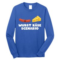 Ger Pun Wurst KäSe Scenario Sausage Cheese Funny Dad Joke Gift Long Sleeve Shirt