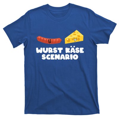 Ger Pun Wurst KäSe Scenario Sausage Cheese Funny Dad Joke Gift T-Shirt