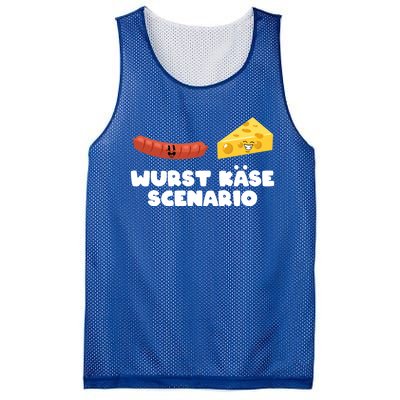 Ger Pun Wurst KäSe Scenario Sausage Cheese Funny Dad Joke Gift Mesh Reversible Basketball Jersey Tank