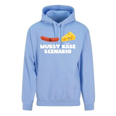 Ger Pun Wurst KäSe Scenario Sausage Cheese Funny Dad Joke Gift Unisex Surf Hoodie