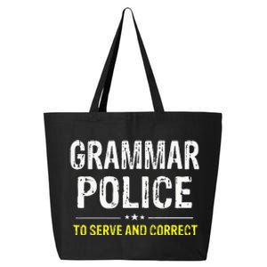 Grammar Police Women And S Funny Costume Idea 25L Jumbo Tote