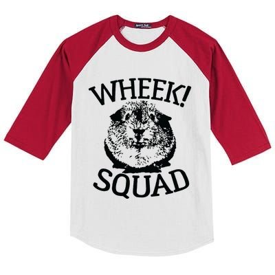 Guinea Pigs Wheek Squad Cute Funny Guinea Pig Shirts Kids Colorblock Raglan Jersey