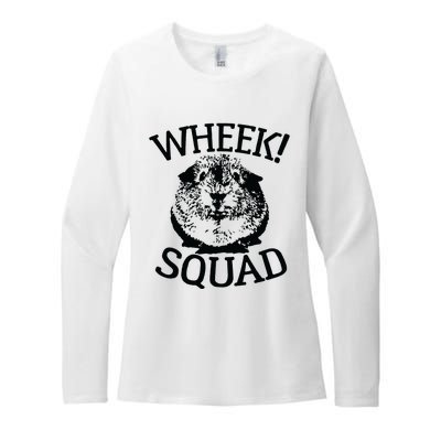 Guinea Pigs Wheek Squad Cute Funny Guinea Pig Shirts Womens CVC Long Sleeve Shirt