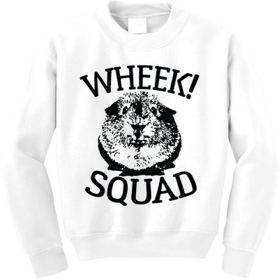 Guinea Pigs Wheek Squad Cute Funny Guinea Pig Shirts Kids Sweatshirt