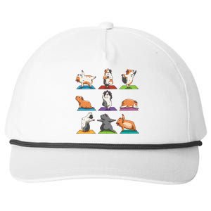 Guinea Pig Yoga Position Workout Gift Snapback Five-Panel Rope Hat