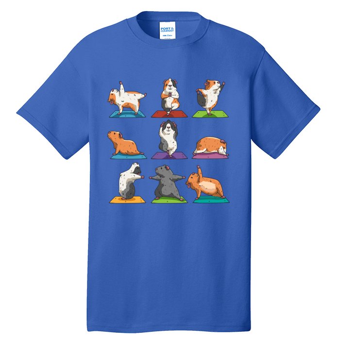 Guinea Pig Yoga Position Workout Gift Tall T-Shirt