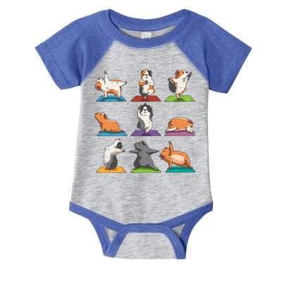 Guinea Pig Yoga Position Workout Gift Infant Baby Jersey Bodysuit