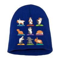 Guinea Pig Yoga Position Workout Gift Short Acrylic Beanie