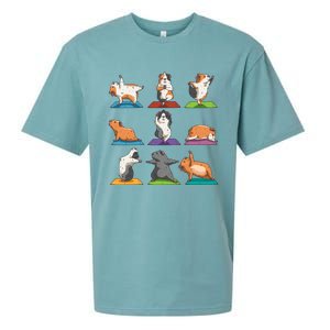 Guinea Pig Yoga Position Workout Gift Sueded Cloud Jersey T-Shirt