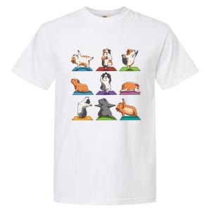 Guinea Pig Yoga Position Workout Gift Garment-Dyed Heavyweight T-Shirt