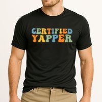 Groovy Professional Yapper Funny Joke For Certified Yapper Performance Shirt