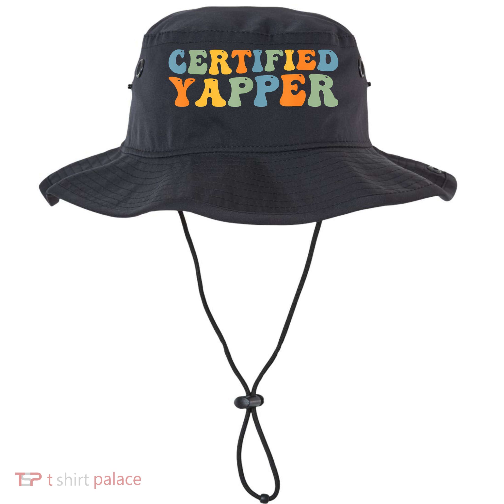 Groovy Professional Yapper Funny Joke For Certified Yapper Bucket Hat