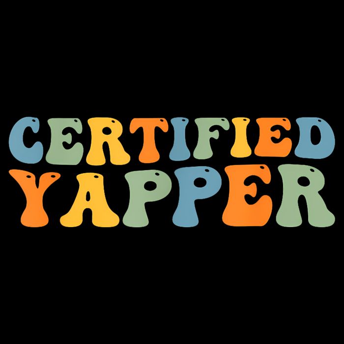 Groovy Professional Yapper Funny Joke For Certified Yapper Mesh Reversible Basketball Jersey Tank
