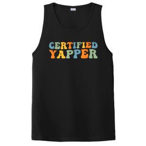 Groovy Professional Yapper Funny Joke For Certified Yapper PosiCharge Competitor Tank