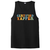 Groovy Professional Yapper Funny Joke For Certified Yapper PosiCharge Competitor Tank