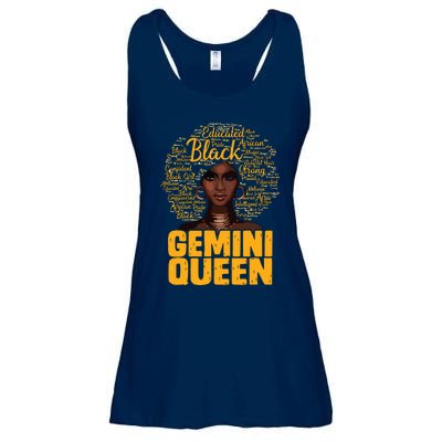 Gemini Queen Black Woman Afro Natural Hair African American Ladies Essential Flowy Tank