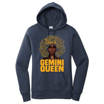 Gemini Queen Black Woman Afro Natural Hair African American Women's Pullover Hoodie