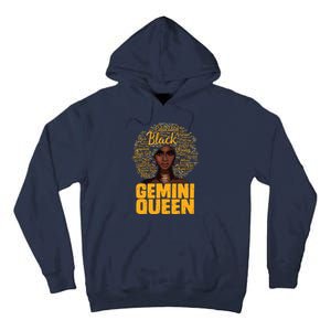 Gemini Queen Black Woman Afro Natural Hair African American Tall Hoodie