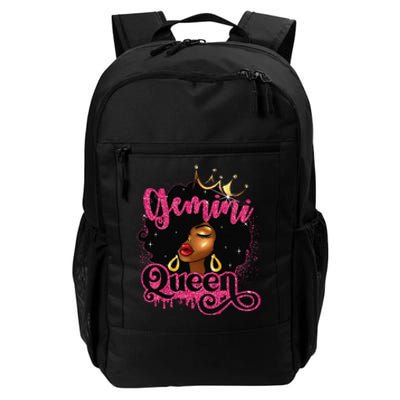 Gemini Queen Birthday Afro Black Zodiac Birthday Daily Commute Backpack