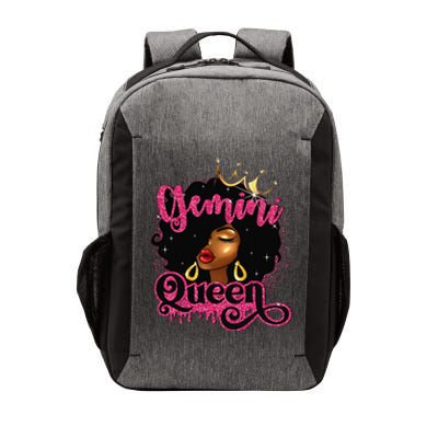 Gemini Queen Birthday Afro Black Zodiac Birthday Vector Backpack