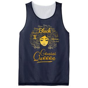 Gemini Queen Black Queen Birthday Gifts Zodiac Women Mesh Reversible Basketball Jersey Tank