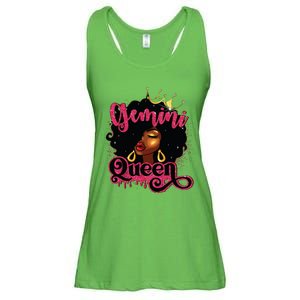 Gemini Queen Birthday Afro Girl Black Zodiac Birthday Ladies Essential Flowy Tank