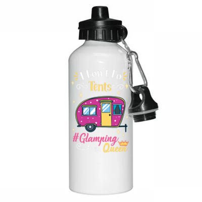 Glamping Queen Camping Grandma Gift Aluminum Water Bottle