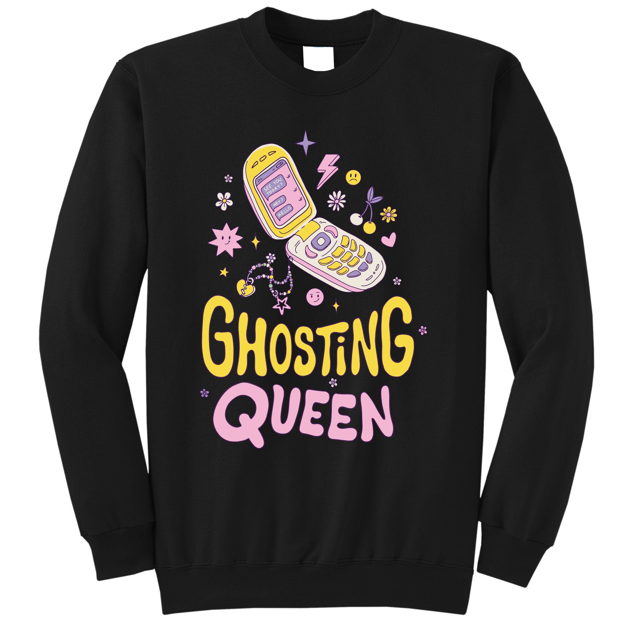 Ghosting Queen Cellphone Sweatshirt