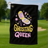 Ghosting Queen Cellphone Golf Towel