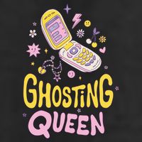 Ghosting Queen Cellphone Golf Towel