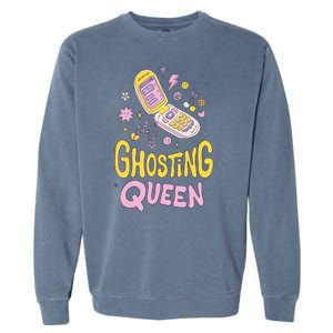 Ghosting Queen Cellphone Garment-Dyed Sweatshirt