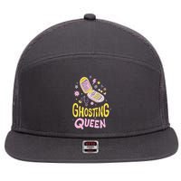 Ghosting Queen Cellphone 7 Panel Mesh Trucker Snapback Hat