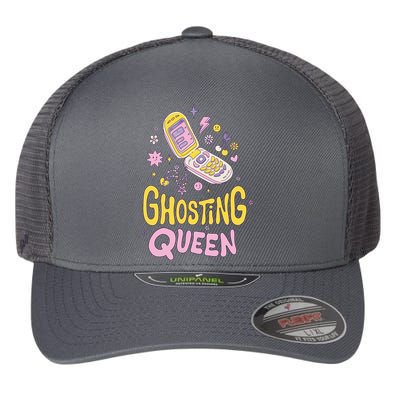 Ghosting Queen Cellphone Flexfit Unipanel Trucker Cap