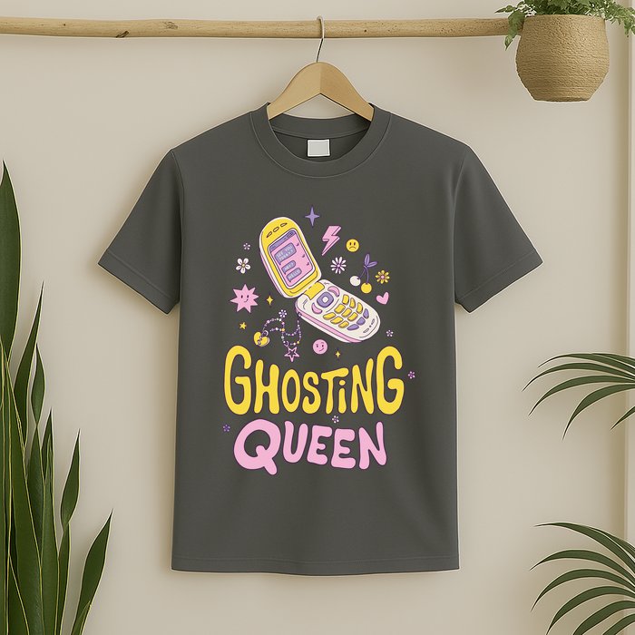 Ghosting Queen Cellphone T-Shirt