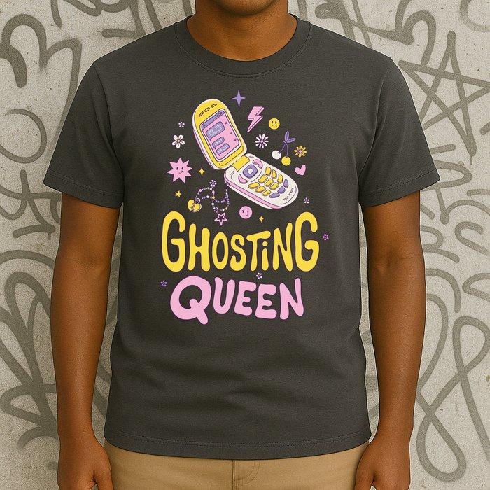 Ghosting Queen Cellphone T-Shirt