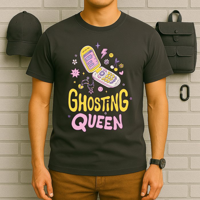Ghosting Queen Cellphone T-Shirt