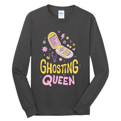 Ghosting Queen Cellphone Tall Long Sleeve T-Shirt