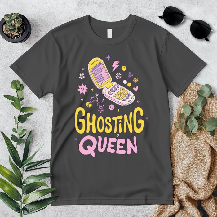 Ghosting Queen Cellphone Premium T-Shirt