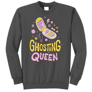 Ghosting Queen Cellphone Tall Sweatshirt