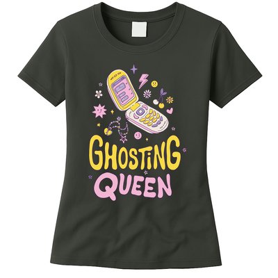 Ghosting Queen Cellphone Womens T-Shirt