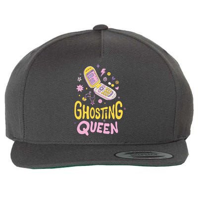 Ghosting Queen Cellphone Wool Snapback Cap