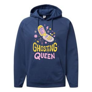 Ghosting Queen Cellphone Performance Fleece Hoodie