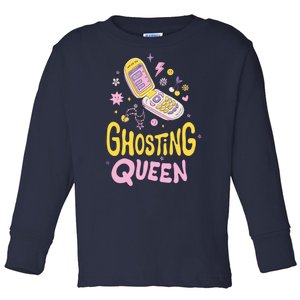 Ghosting Queen Cellphone Toddler Long Sleeve Shirt