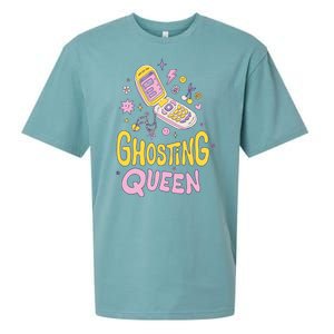 Ghosting Queen Cellphone Sueded Cloud Jersey T-Shirt