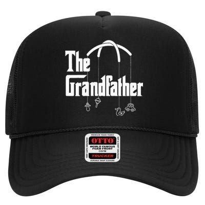 Grandfather Quote Design for Grandfathers High Crown Mesh Back Trucker Hat