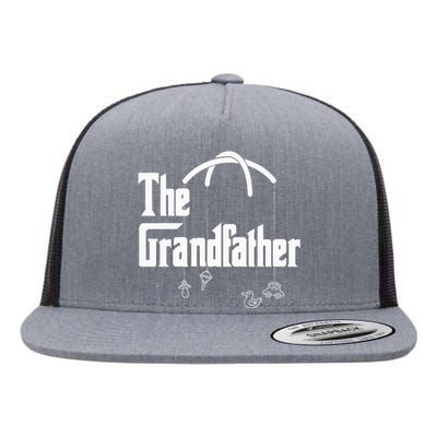 Grandfather Quote Design for Grandfathers Flat Bill Trucker Hat