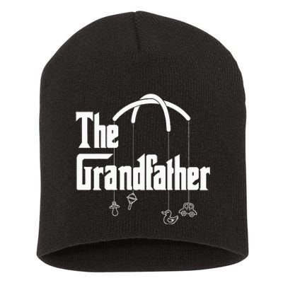 Grandfather Quote Design for Grandfathers Short Acrylic Beanie