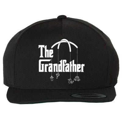 Grandfather Quote Design for Grandfathers Wool Snapback Cap