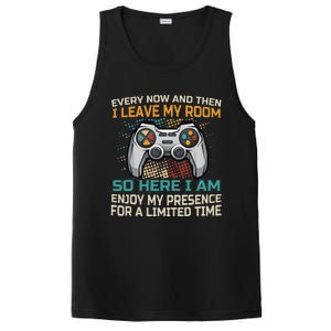 Gaming Quote Every Now And Then I Leave My Room PosiCharge Competitor Tank